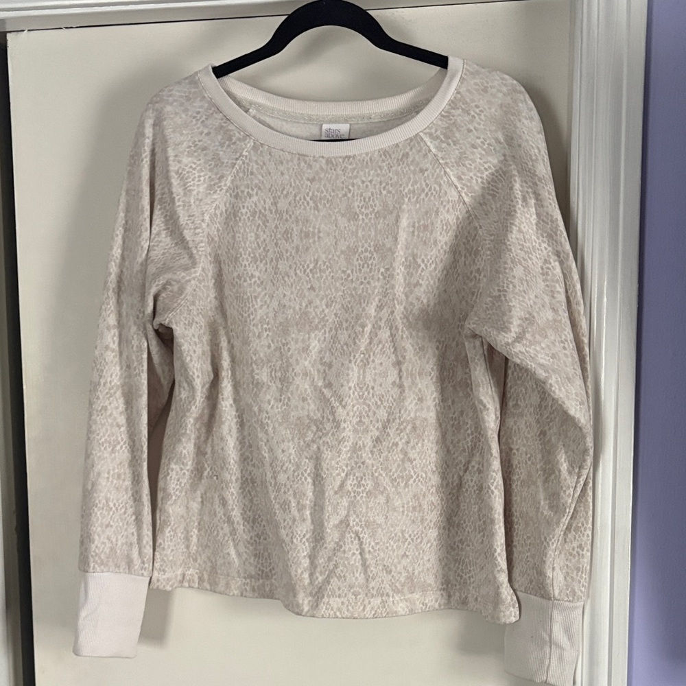 Women's Snake Print Long Sleeve Sweatshirt